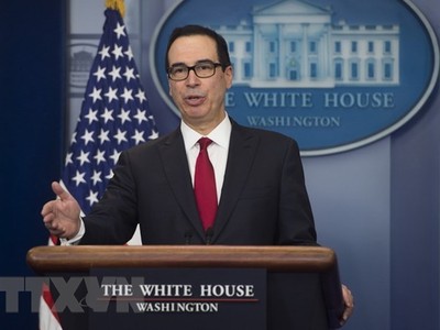 Bộ trưởng Kl991.com nạp rút nhanh Mỹ Steven Mnuchin. (Nguồn: AFP/TTXVN).
