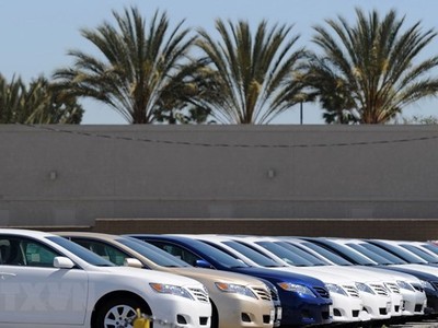 Ôtô của Kl994 game bài casino hấp dẫn Toyota được bày bán tại California, Mỹ. (Nguồn: AFP/TTXVN).
