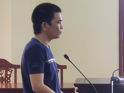 Bị cáo Nguyễn Thanh Tài. Ảnh: Hưng Lợi.