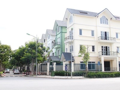 Biệt thự An Khang sở hữu lợi thế cảnh quan xanh mát.