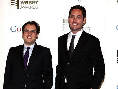 Hai nhà đồng sáng lập Mike Krieger (trái) và Kevin Systrom. (Nguồn: Getty Images).