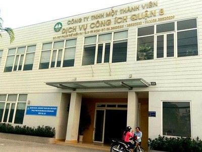 Nhiều cán bộ, lãnh đạo của Công ty TNHH MTV Dịch vụ Công ích quận 8 bị kỷ luật (ảnh: Trung Kiên).