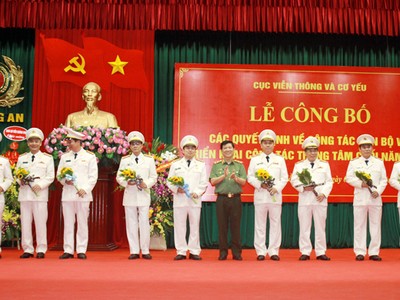 Triển khai quyết định của Bộ Công an về công tác cán bộ