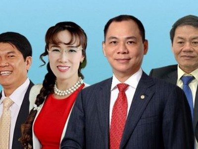 Tính đến ngày 10/8/2018, Việt Nam có tới 4 gương mặt nằm trong danh sách tinh hoa giàu có của thế giới.