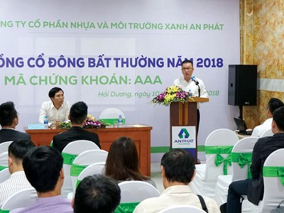 Nhựa và Môi trường Xanh An Phát (AAA) sẽ huy động 400 tỷ đồng Kl99kl Hoàn Trả Vô Tận kèm chứng quyền