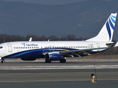 Một máy bay của hãng Nord Star tại sân bay Vladivostok, Nga. Ảnh: Sputnik.