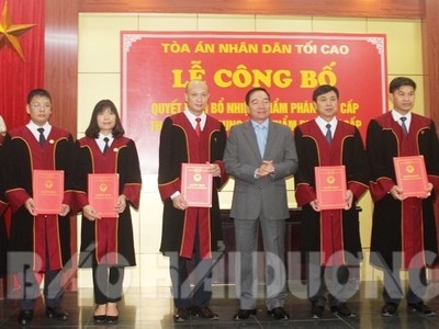 Công bố quyết định của Chủ tịch nước về công tác cán bộ