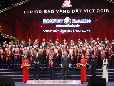 99Kl99 link đăng nhập Bảo Việt được vinh danh trong top 100 Sao Vàng đất Việt 2018