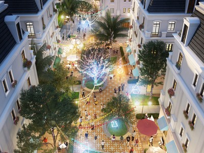 Khu phố thương mại sầm uất Boutique Shophouse Melodia sẽ có mặt ở Nam Phú Quốc (Ảnh minh họa).