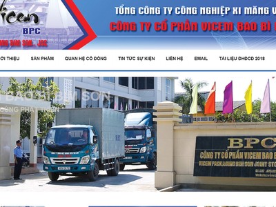 Vicem Bao bì Bỉm Sơn (BPC): Kl99 nổ hũ quý IV/2018 suy giảm mạnh
