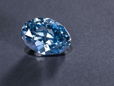 Viên kim cương Okavango Blue (Ảnh: ABC News).