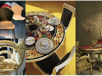 Nội thất Versace là 1 ví dụ điển hình của nghệ thuật Meta luxury.