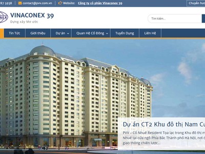 2019, Vinaconex 39 (PVV) lên kế hoạch lỗ gần 36 tỷ đồng 
