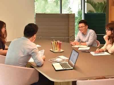 Không gian làm việc chung ở Trung tâm Belvedere Hà Nội, đánh dấu việc SPACES chính thức Bắc tiến.