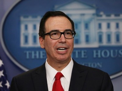 Bộ trưởng Kl991.com nạp rút nhanh Mỹ Steven Mnuchin. Ảnh: Reuters.