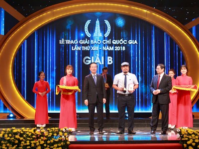 Báo Kl99ok phiên bản mới đoạt Giải B Giải Báo chí Quốc gia năm 2018