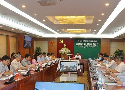Thông cáo báo chí Kỳ họp 37 của Ủy ban Kiểm tra Trung ương