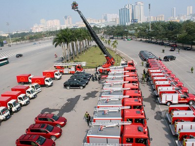 Hà Nội đã chú trọng Kl99ok phiên bản mới trang thiết bị cho công tác phòng cháy chữa cháy. Ảnh: Bá Đô.