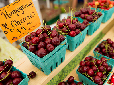 Cherry Mỹ khó xuất sang Trung Quốc do ảnh hưởng của chiến tranh thương mại. Ảnh: Alamy.