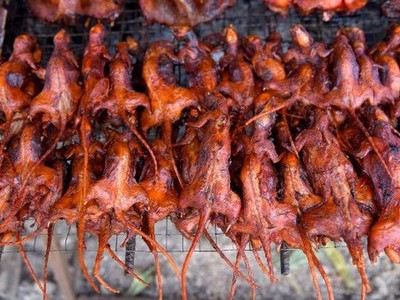 Chuột đồng nướng: Món ăn vặt rẻ tiền mà ngon “khó cưỡng“