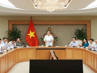 Phó Thủ tướng Vương Đình Huệ phát biểu. (Ảnh: Doãn Tấn/TTXVN).