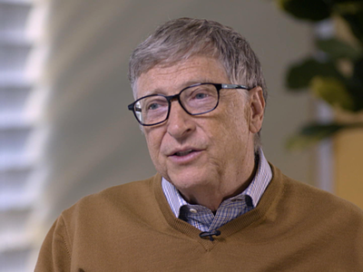 Đồng sáng lập Microsoft Bill Gates trong cuộc phỏng vấn với Bloomberg. Ảnh: Bloomberg.