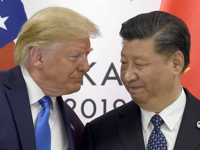 Tổng thống Mỹ Donald Trump và Chủ tịch Trung Quốc Tập Cận Bình. (Ảnh: AP).
