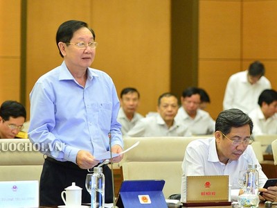 Bộ trưởng Bộ Nội vụ Lê Vĩnh Tân. Ảnh: Quochoi.vn.
