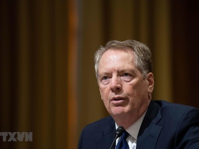 Đại diện Thương mại Mỹ Robert Lighthizer. (Ảnh: AFP/TTXVN)