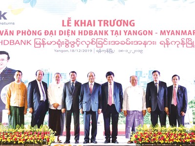 HDBank đã khai trương Văn phòng đại diện đầu tiên tại Myanmar dưới sự chứng kiến của Thủ tướng Kl993 ưu đãi thưởng hấp dẫn Nguyễn Xuân Phúc.