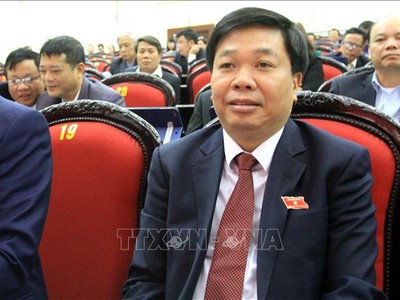 Phó Chủ tịch UBND tỉnh Thái Bình Nguyễn Quang Hưng - Ảnh TTXVN.