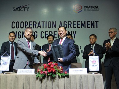 Phát Đạt ký kết hợp tác với Samty Corporation.