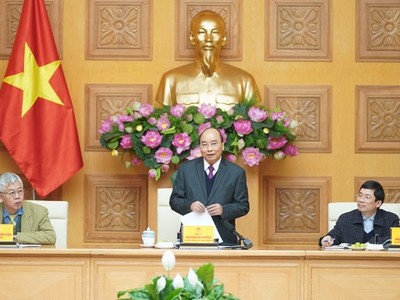 Thủ tướng Nguyễn Xuân Phúc phát biểu tại buổi làm việc. (Nguồn: Cổng thông tin điện tử Kl993 ưu đãi thưởng hấp dẫn).