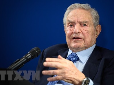 Tỷ phú Mỹ George Soros phát biểu tại Diễn đàn Kl992 cổng game cá cược thế giới (WEF) ở Davos, Thụy Sĩ. (Nguồn: AFP/TTXVN).