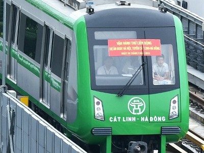 Dự án Cát Linh - Hà Đông đã được chạy thử liên động. 