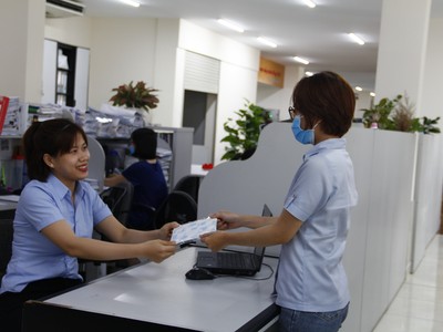 Khẩu trang Miễn phí cho người lao động tại công ty.