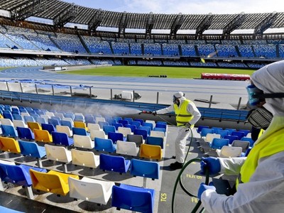 Các giải đấu trên thế giới đều bị hủy hoặc hoãn vì dịch Covid-19. Ảnh: AFP.