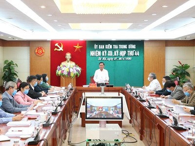 Đồng chí Trần Cẩm Tú chủ trì cuộc họp. Ảnh: TTXVN.