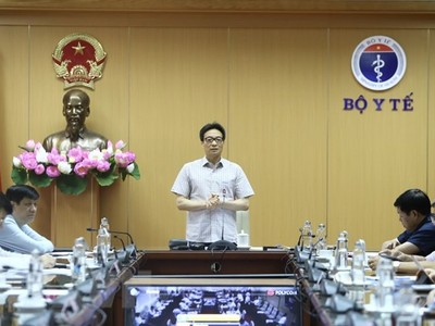 Phó Thủ tướng Vũ Đức Đam, Trưởng Ban chỉ đạo phát biểu. (Ảnh: Minh Quyết/TTXVN).