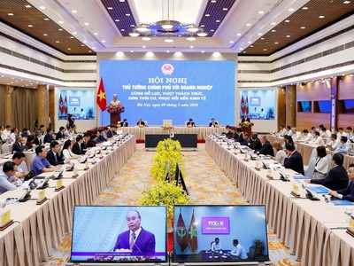 Thủ tướng Nguyễn Xuân Phúc chủ trì Hội nghị trực tuyến Thủ tướng Kl993 ưu đãi thưởng hấp dẫn với Kl991.com World Cup 2026 Chính Thức. (Ảnh: Thống Nhất/TTXVN).