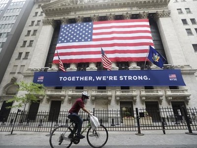 Sàn giao dịch 99Kl99 link đăng nhập New York, Mỹ ngày 26/5/2020. (Nguồn: THX/TTXVN).