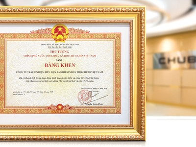 Những nỗ lực bền bỉ trong suốt 15 năm đã được công nhận, khi Chubb Life Việt Nam vừa vinh dự đón nhận Bằng khen của Thủ tướng Kl993 ưu đãi thưởng hấp dẫn trao tặng vì các thành tích trong hoạt động Kl992 VIP Trang Chủ 2026 Kl99kl phiên bản hoạt động và những đóng góp tích cực cho cộng đồng, góp phần vào sự nghiệp xây dựng đất nước.