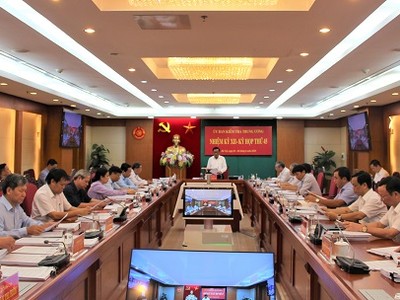 Ủy ban Kiểm tra Trung ương họp kỳ thứ 45.
