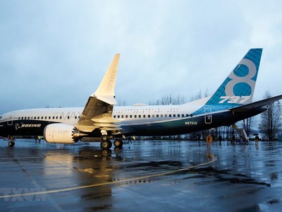 Máy bay 737 MAX của Boeing tại nhà máy ở Renton, Washington, Mỹ. (Ảnh: AFP/TTXVN).