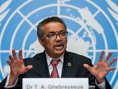Tổng Giám đốc Tổ chức Y tế thế giới Tedros Adhanom Ghebreyesus. Ảnh: AP.