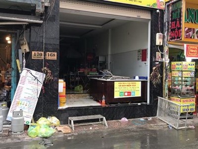 Hiện trường vụ cháy. (Ảnh: TTXVN phát).