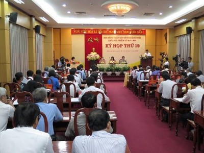 Khai mạc Kỳ họp thứ 19 HĐND tỉnh Quảng Ngãi khóa XII.