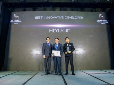 Meyland được vinh danh là “Nhà phát triển Web Tổng Nhà Cái 99Kl99 Giải Trí Bậc Nhất sáng tạo tốt nhất Việt Nam 2020 - Best Innovative Developer Vietnam 2020” .