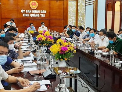 Ngày 7/8, Ban Chỉ đạo phòng chống dịch Covid-19 tỉnh Quảng Trị họp bàn phương án chống dịch.
