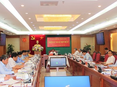 Kỳ họp 47 của Ủy ban Kiểm tra Trung ương.
